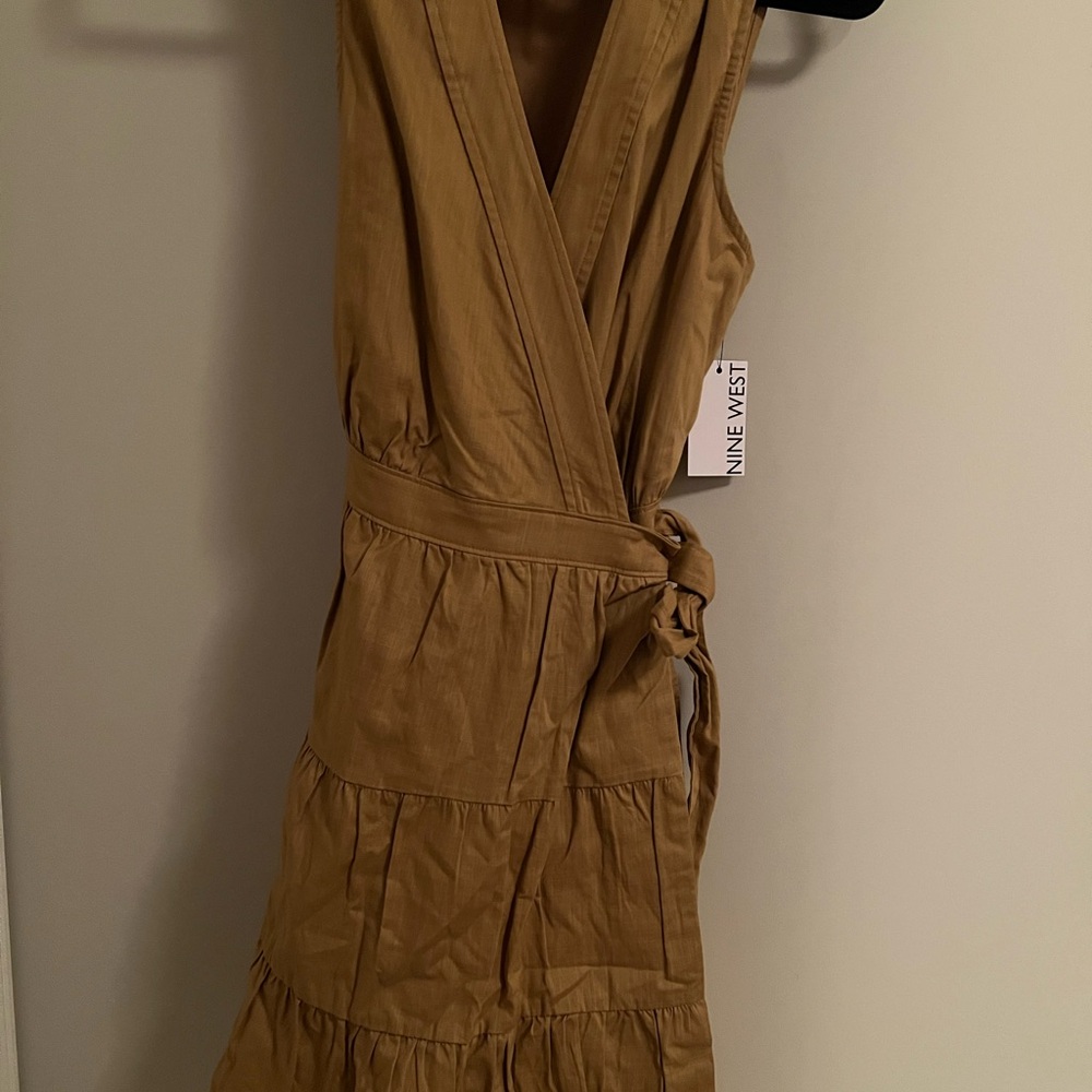Nine West Bronze Sleeveless Dress